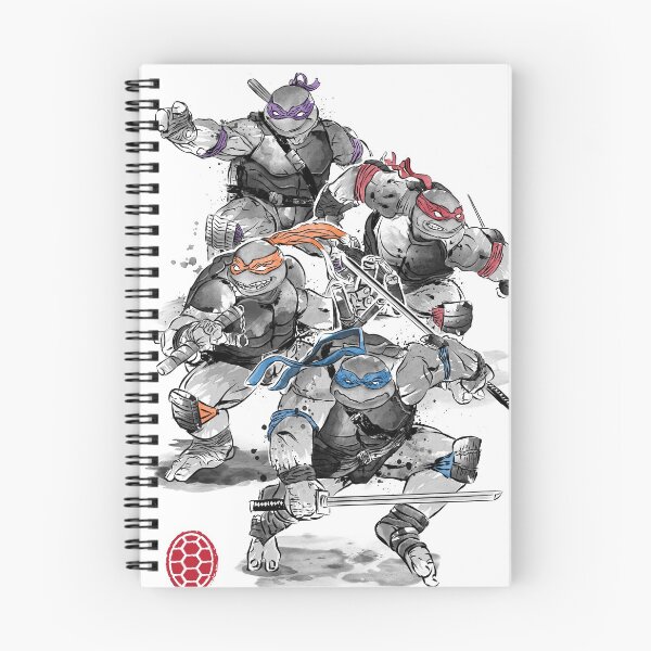 Item preview, Ninja turtles sumi-e designed and sold by zoezowie79.