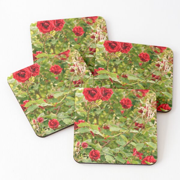 Item preview, garden with red roses in springtime designed and sold by goceris.