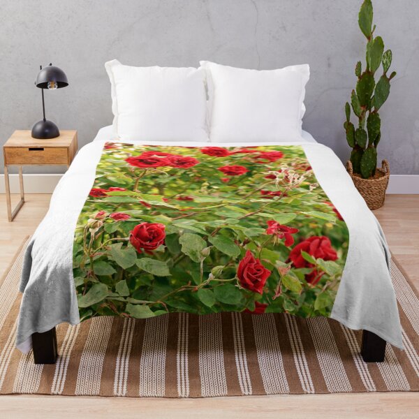 Item preview, garden with red roses in springtime designed and sold by goceris.