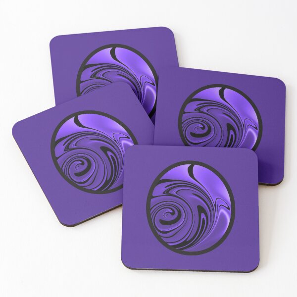 Item preview, Rich, sumptuous, abstract swirl pattern in shades of violet. designed and sold by PetaJaneHome.