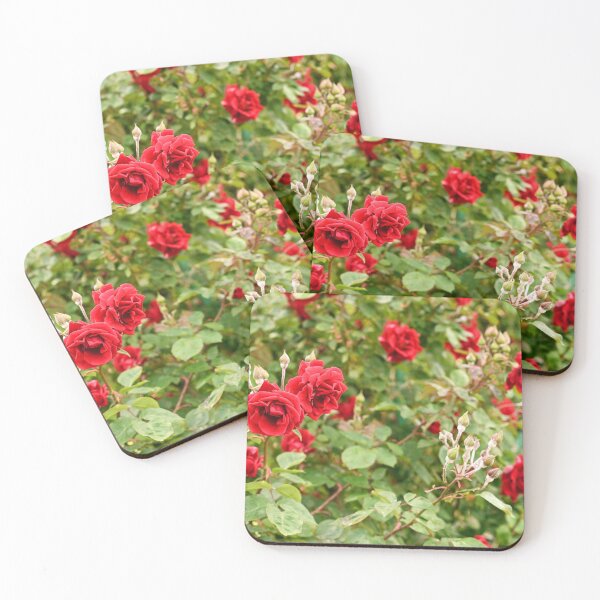 Item preview, Red roses garden in springtime designed and sold by goceris.