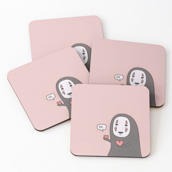 No Face Coasters (Set of 4)