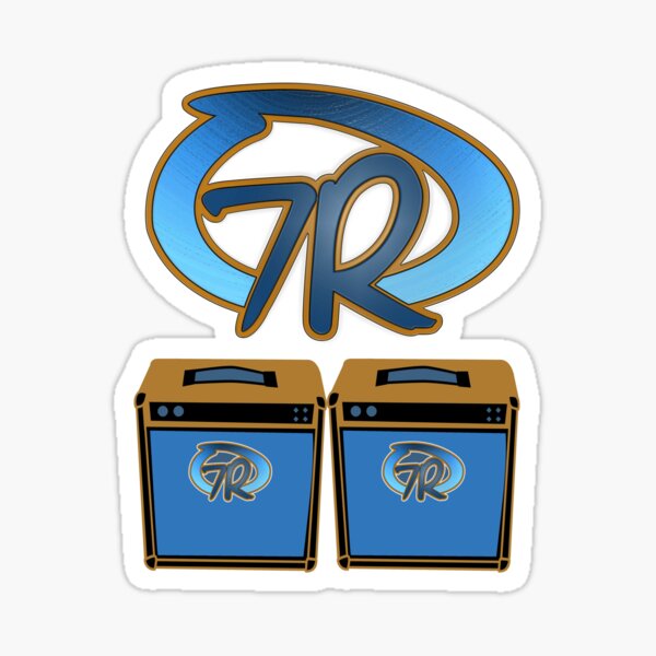 7R Double Amps Sticker