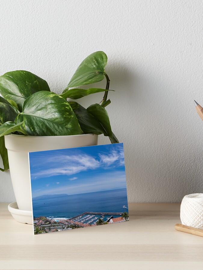 Thumbnail 1 of 2, Art Board Print, Tenerife Los Gigantes panorama designed and sold by SteveEveritt.
