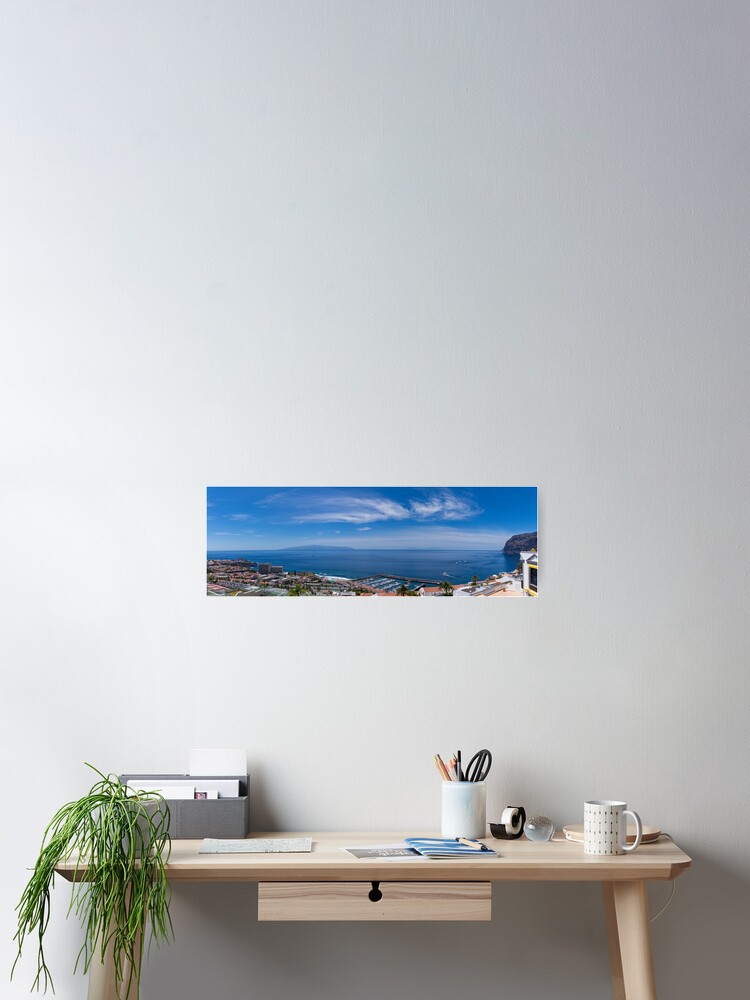 Thumbnail 2 of 3, Poster, Tenerife Los Gigantes panorama designed and sold by SteveEveritt.