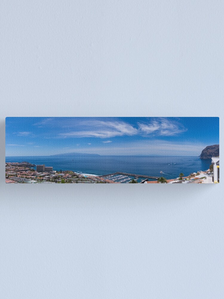 Thumbnail 1 of 3, Canvas Print, Tenerife Los Gigantes panorama designed and sold by SteveEveritt.