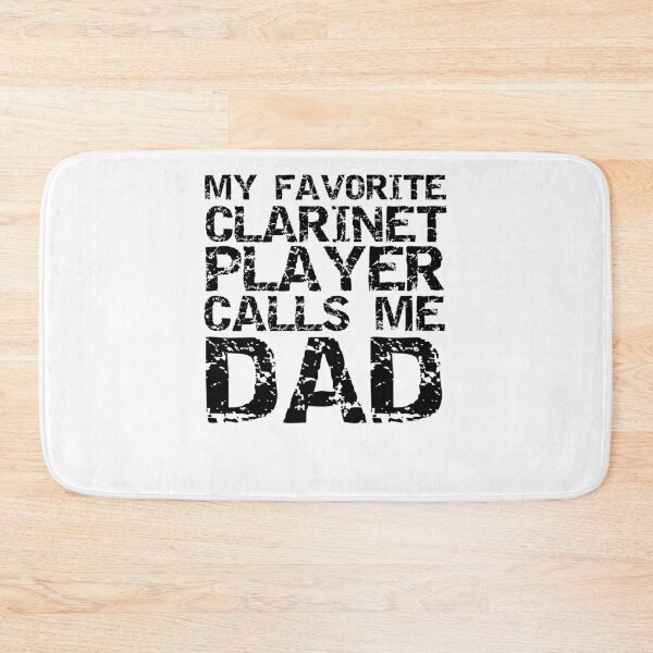 Item preview, Distressed My Favorite Clarinet Player Calls Me Dad Funny Marching Band Quote designed and sold by TNDesignStudio.