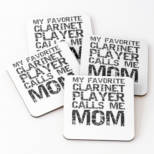 Item preview, Distressed My Favorite Clarinet Player Calls Me Mom Funny Marching Band Quote designed and sold by TNDesignStudio.