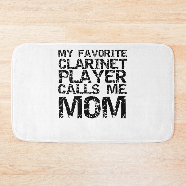Item preview, Distressed My Favorite Clarinet Player Calls Me Mom Funny Marching Band Quote designed and sold by TNDesignStudio.