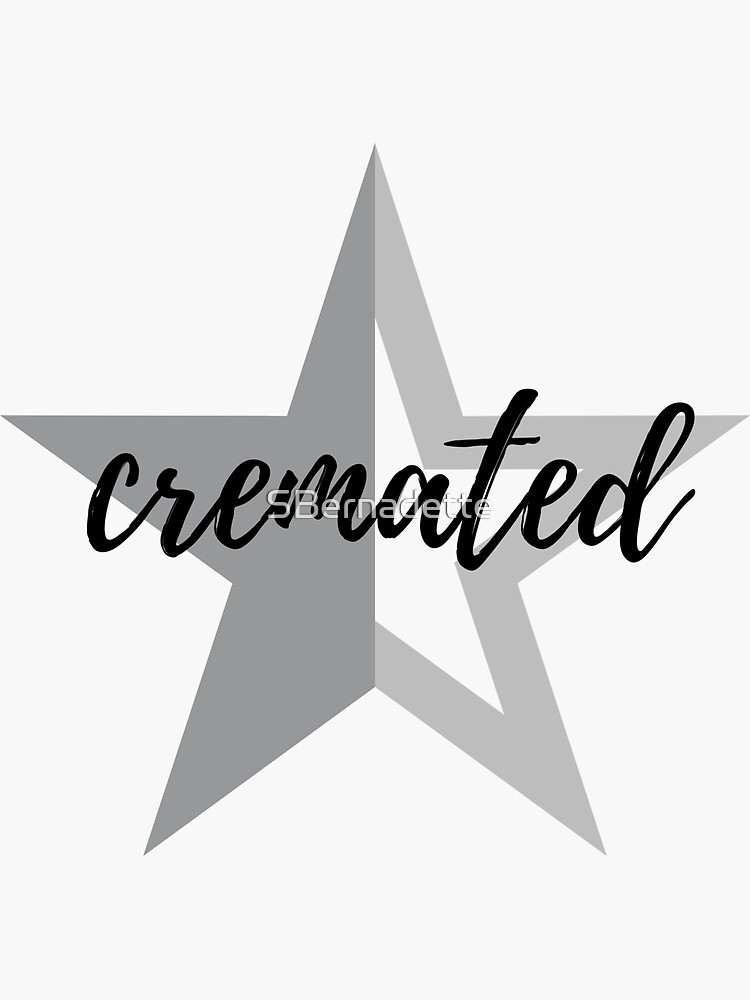 Thumbnail 3 of 3, Sticker, Jeffree Star Cremated Grey Star designed and sold by SBernadette.