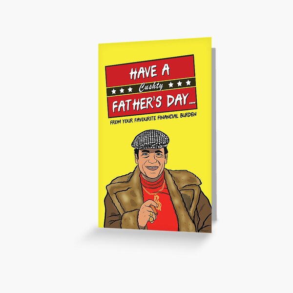 Cushty Father's Day Greeting Card