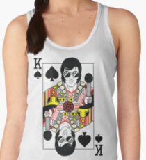 Elvis Presley Vegas Style Playing Card Women's Tank Top
