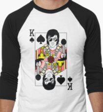 Elvis Presley Vegas Style Playing Card Men's Baseball Âľ T-Shirt