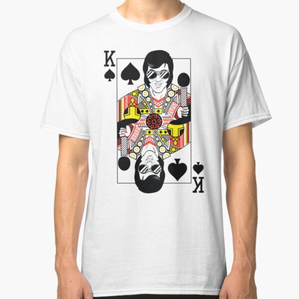 Elvis Presley Vegas Style Playing Card Classic T-Shirt