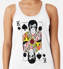 Elvis Presley Vegas Style Playing Card Women's Tank Top