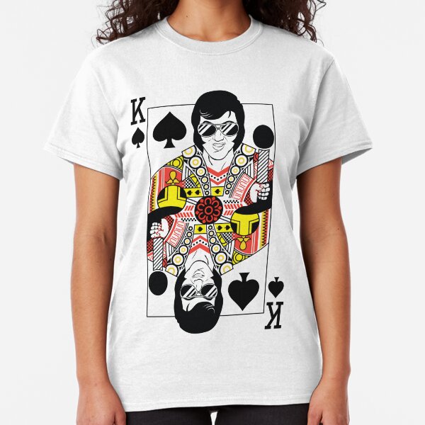 Elvis Presley Vegas Style Playing Card Classic T-Shirt