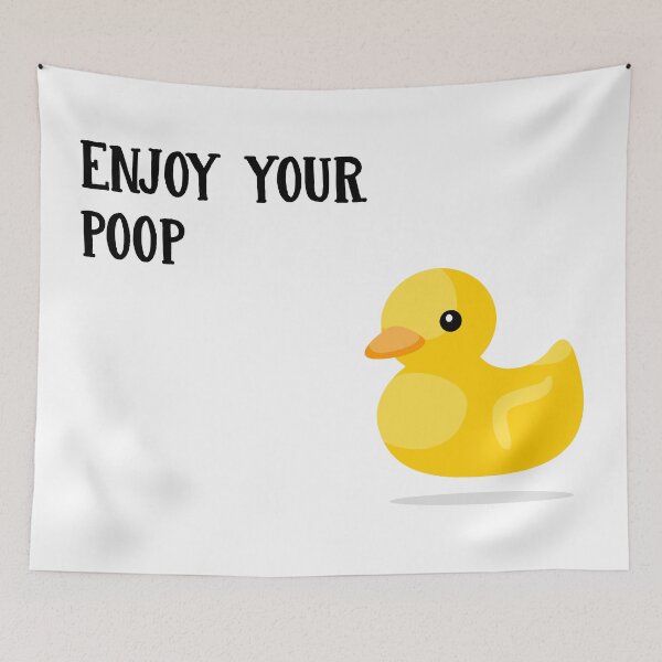 Item preview, Enjoy Your Poop Rubber Duck designed and sold by hadicazvysavaca.
