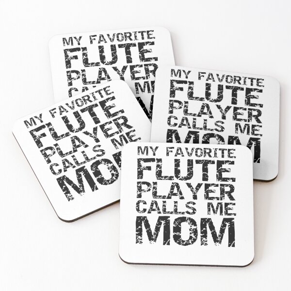 Item preview, Distressed My Favorite Flute Player Calls Me Mom Funny Marching Band Quote designed and sold by TNDesignStudio.