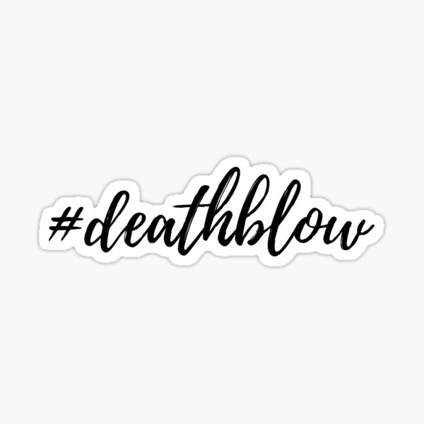 Jeffree Star Cremated Death Blow Sticker