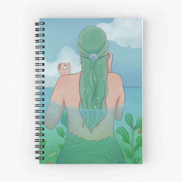 Item preview, Mermaid in water from the back  designed and sold by harrysillo.