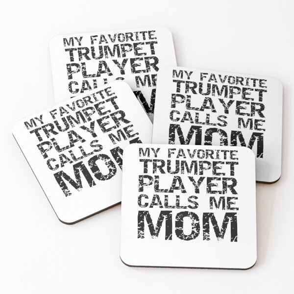 Item preview, Distressed My Favorite Trumpet Player Calls Me Mom Funny Marching Band Quote designed and sold by TNDesignStudio.