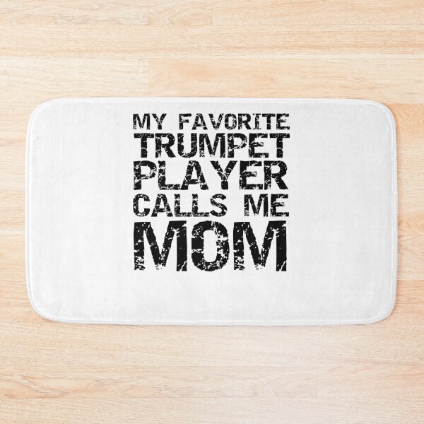 Item preview, Distressed My Favorite Trumpet Player Calls Me Mom Funny Marching Band Quote designed and sold by TNDesignStudio.