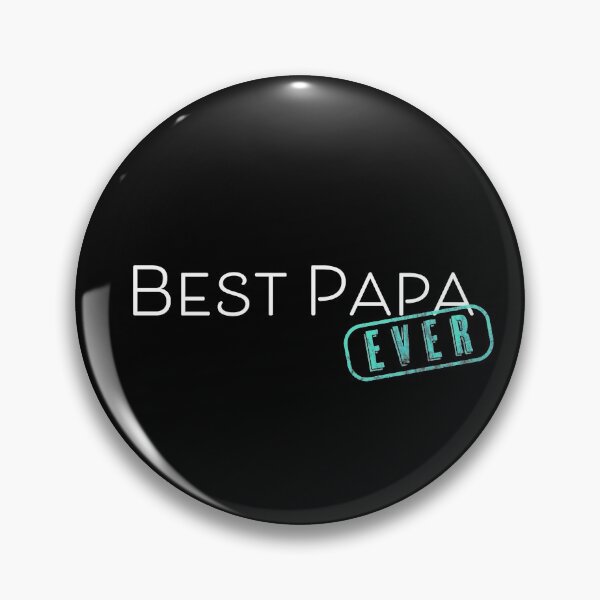 Item preview, Best Papa Ever Proved Blue Stamp designed and sold by mcshirtface.