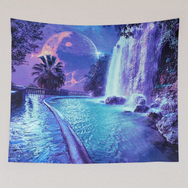 Item preview, Waterfalls Planet View designed and sold by DisaM.
