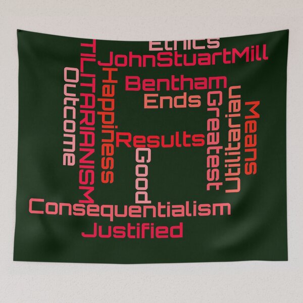 Item preview, Ethics Wordcloud Consequentialism designed and sold by Irina Polyanskaya.