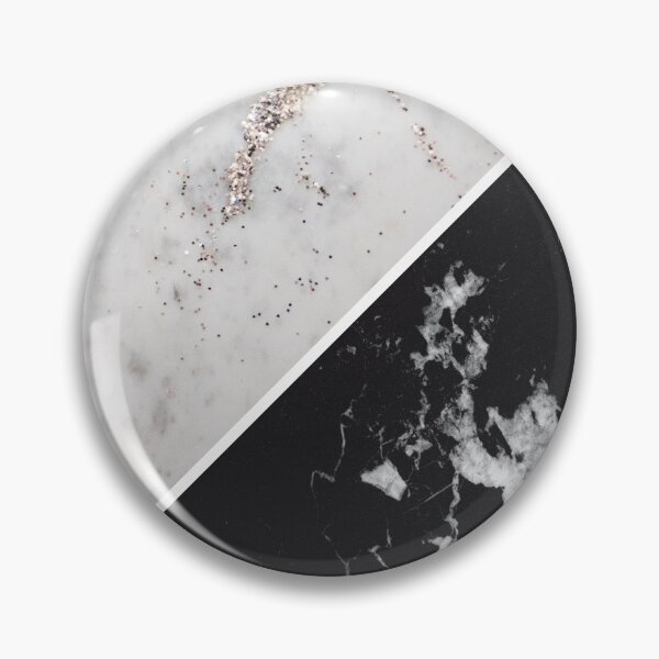 Item preview, White Marble Meets Black Marble #1 (Photo of Glitter Only - Not Reflective) designed and sold by Anita's & Bella's Art.