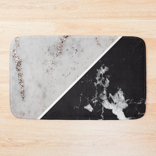 Item preview, White Marble Meets Black Marble #1 (Photo of Glitter Only - Not Reflective) designed and sold by Anita's & Bella's Art.