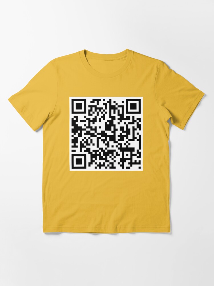 rick roll  link qr code Essential T-Shirt for Sale by