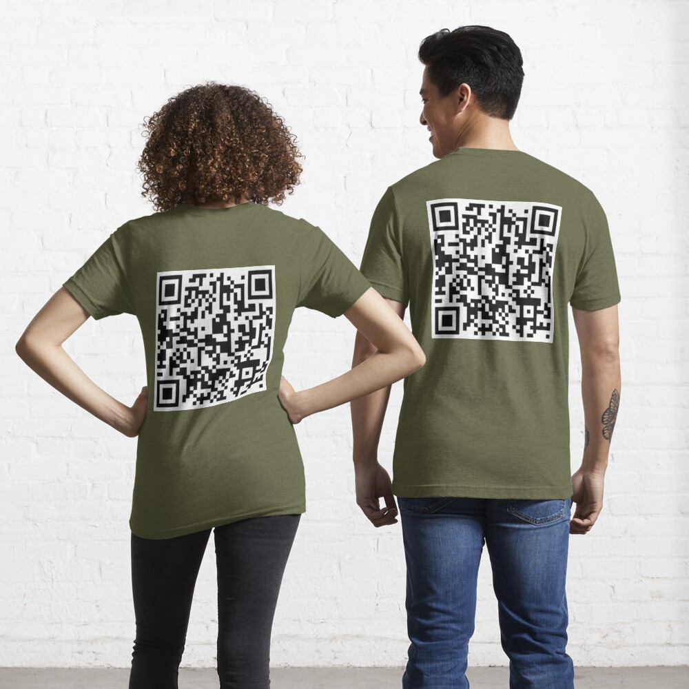 Rickroll QR Code Essential T-Shirt for Sale by Conor Mullin