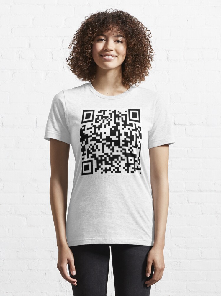 Rickroll QR Code Essential T-Shirt for Sale by Conor Mullin