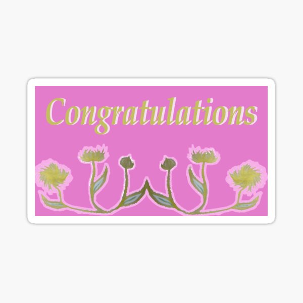 Item preview, Congratulations designed and sold by KazM.
