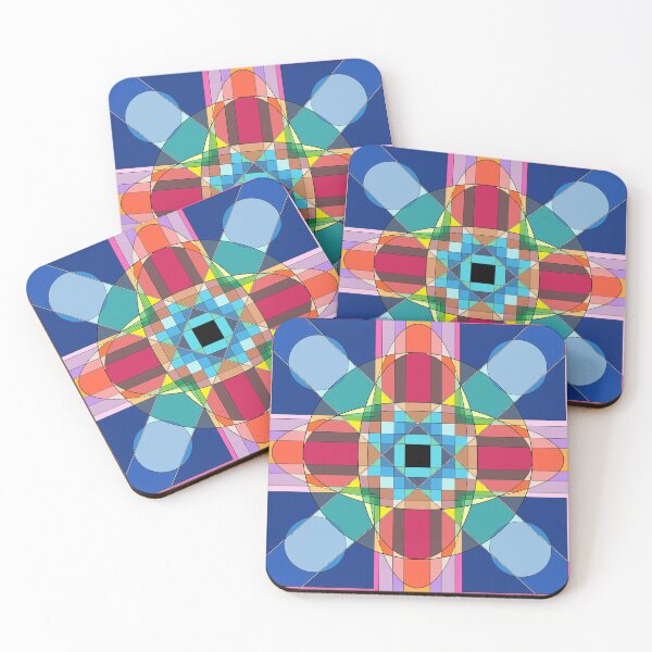 Item preview, Psychedelic Geometry Pattern designed and sold by Curraleigh Crafts.
