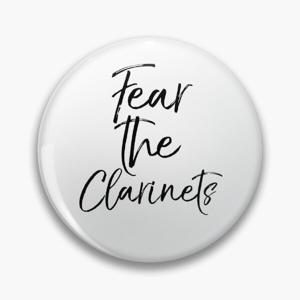 Item preview, Fear the Clarinets Funny Marching Band Quote designed and sold by TNDesignStudio.