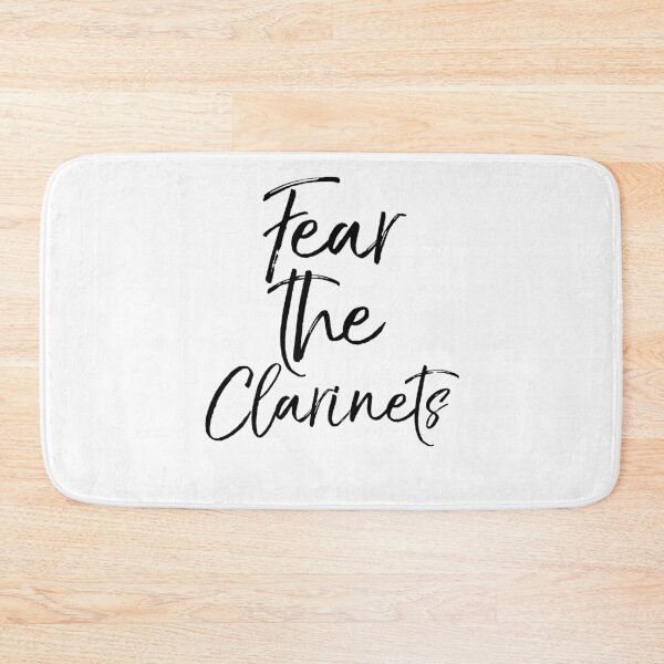 Item preview, Fear the Clarinets Funny Marching Band Quote designed and sold by TNDesignStudio.