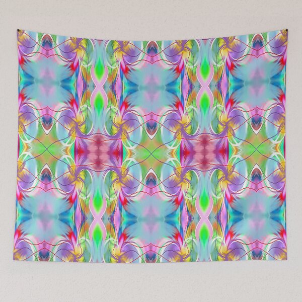 Item preview, Colorful graphic psychedelic ,arte abstracto,abstract art design designed and sold by Adri Barnard.