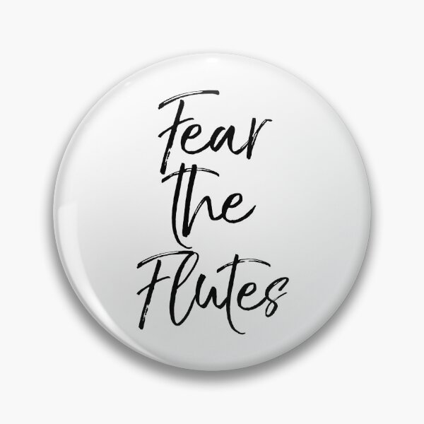 Item preview, Fear the Flutes Funny Marching Band Quote designed and sold by TNDesignStudio.