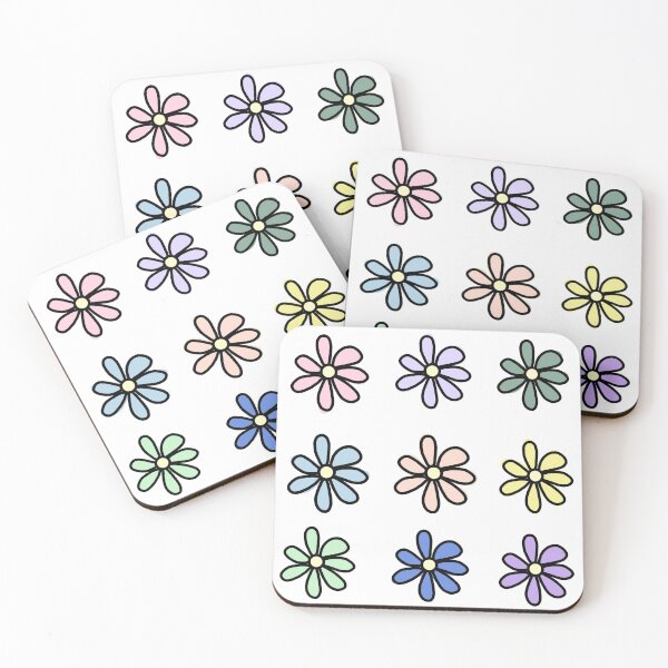 Item preview, simple coloured flowers designed and sold by hanaviemitchell.
