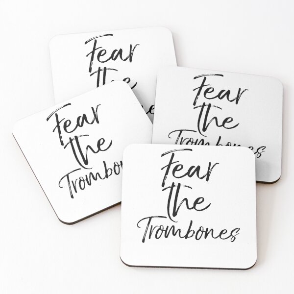 Item preview, Fear the Trombones Funny Marching Band Quote designed and sold by TNDesignStudio.