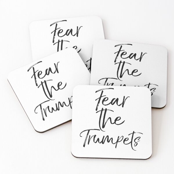 Item preview, Fear the Trumpets Funny Marching Band Quote designed and sold by TNDesignStudio.