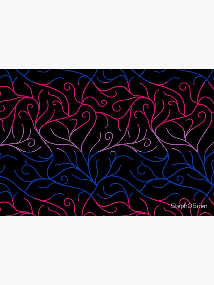 Black Velvet, Bisexual Flag Vines by StephOBrien