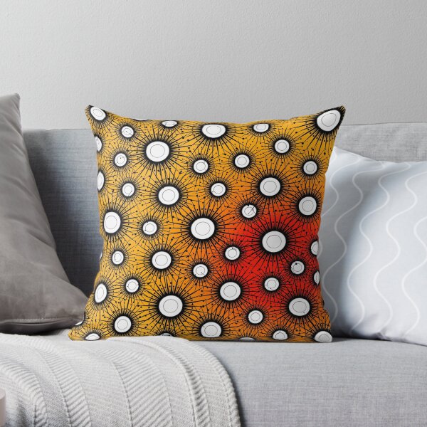 Ahh A Tangle with Spikes Like a Sea Urchin Throw Pillow
