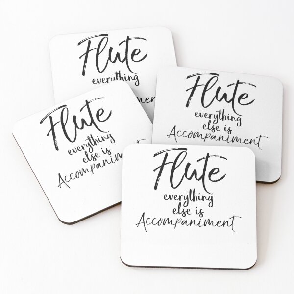 Item preview, Flute Everything Else is Accompaniment Funny Marching Band Quote designed and sold by TNDesignStudio.