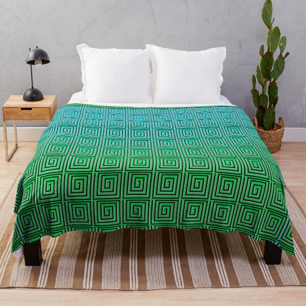 Item preview, Ambler Tangle Pattern in Shades of Green designed and sold by Curraleigh Crafts.
