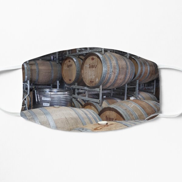 A Barrel of Fun - Adelaide Hills Wine Region - Fleurieu Peninsula - by South Australian artist Avril Thomas Mask