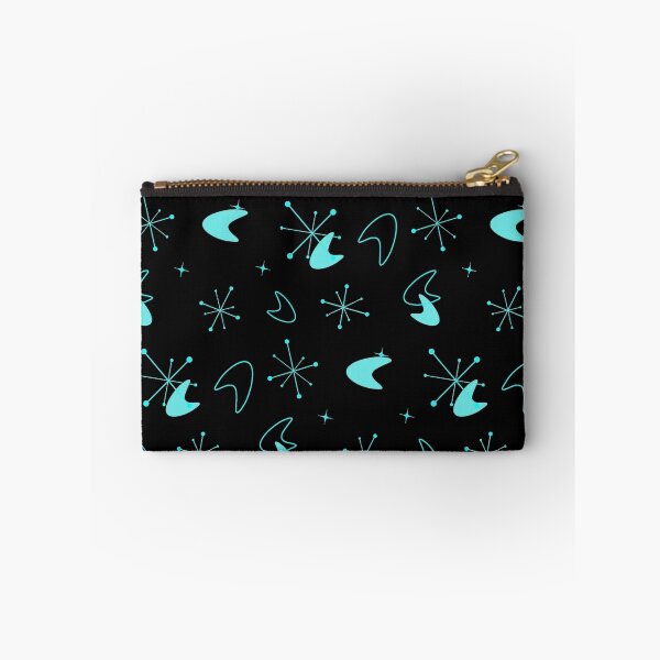 Item preview, Mid Century Modern Abstract Design Black Blue Retro, MCM Atomic designed and sold by funnytshirtemp.