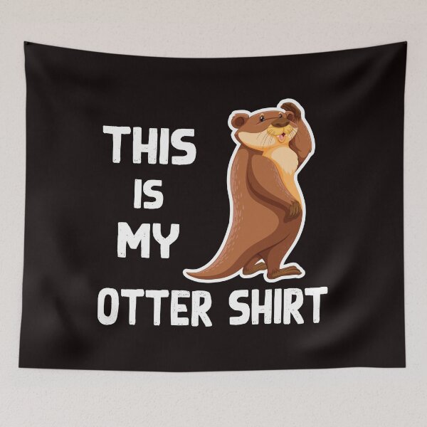 Item preview, The funny otter shirt designed and sold by Imutobi.
